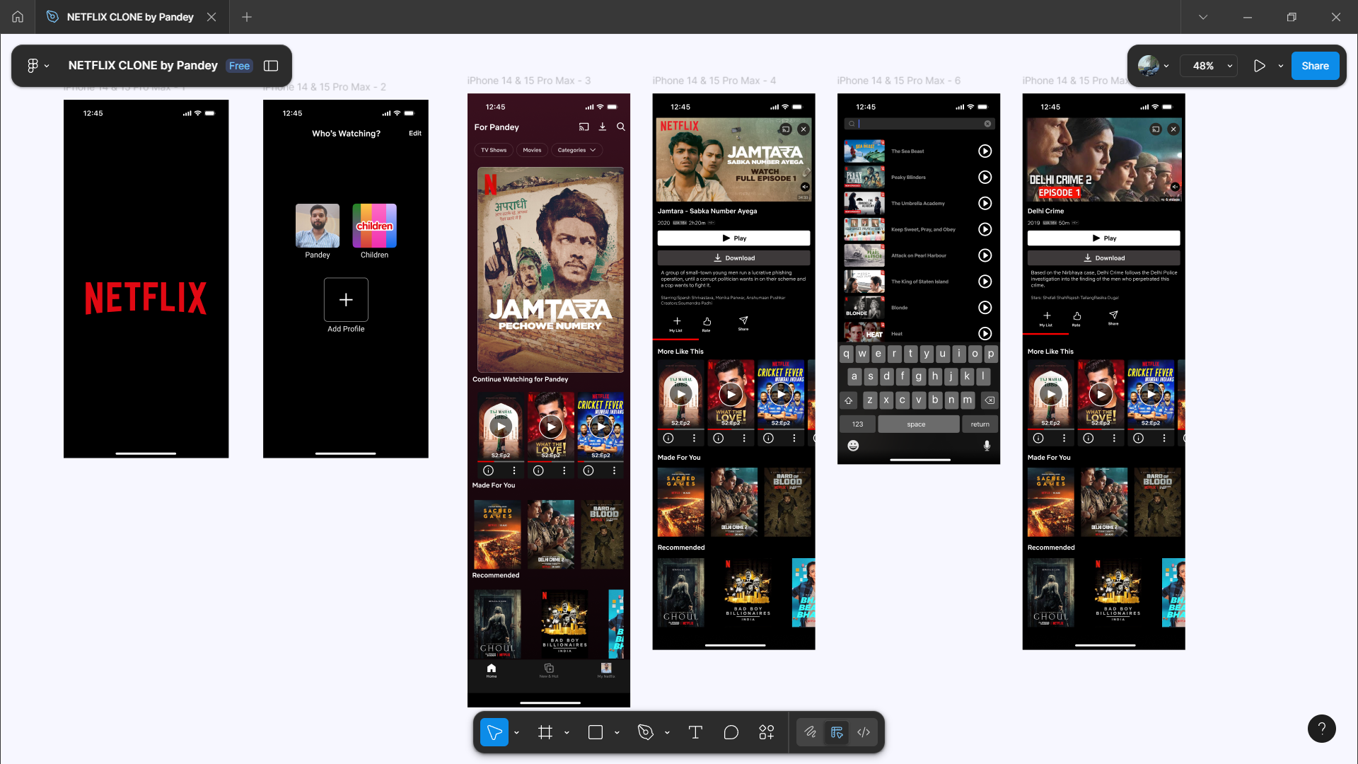 Netflix App Clone